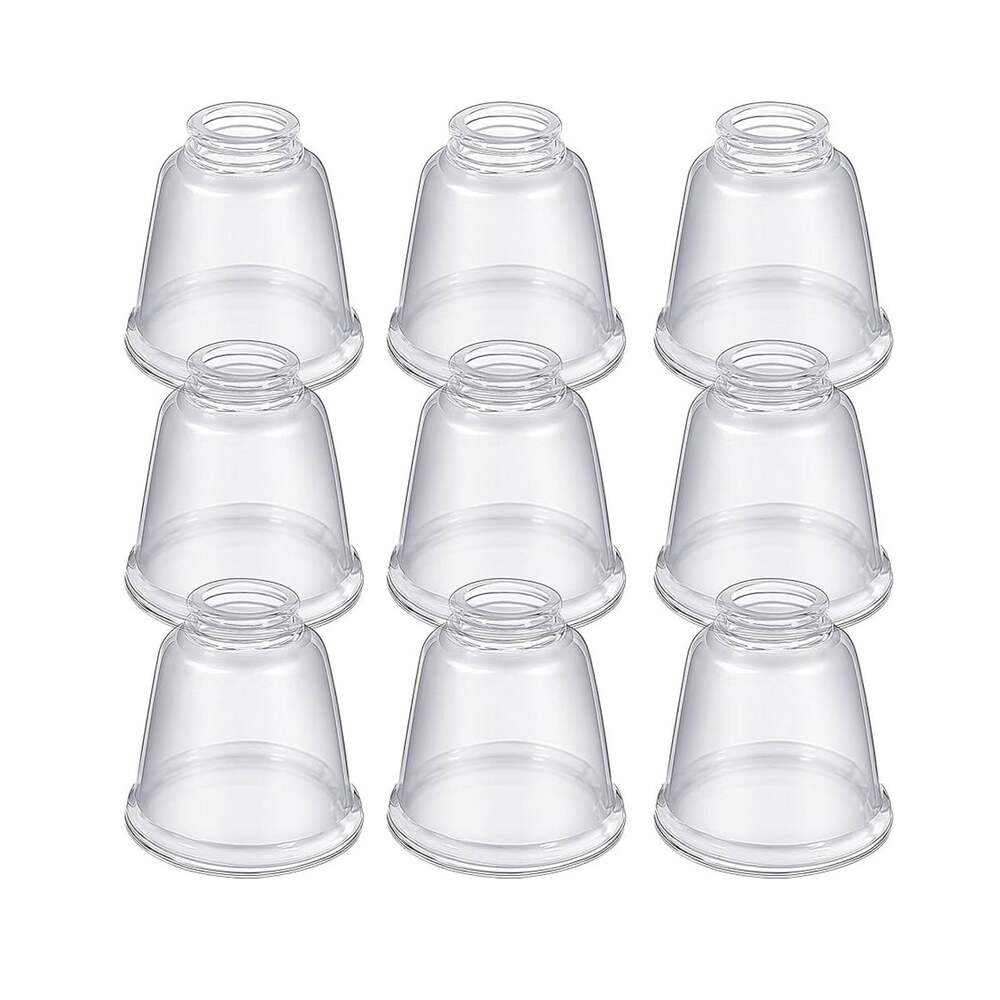 NIB Retisee 9 Pcs Ceiling Fan Light Covers Glass Shades